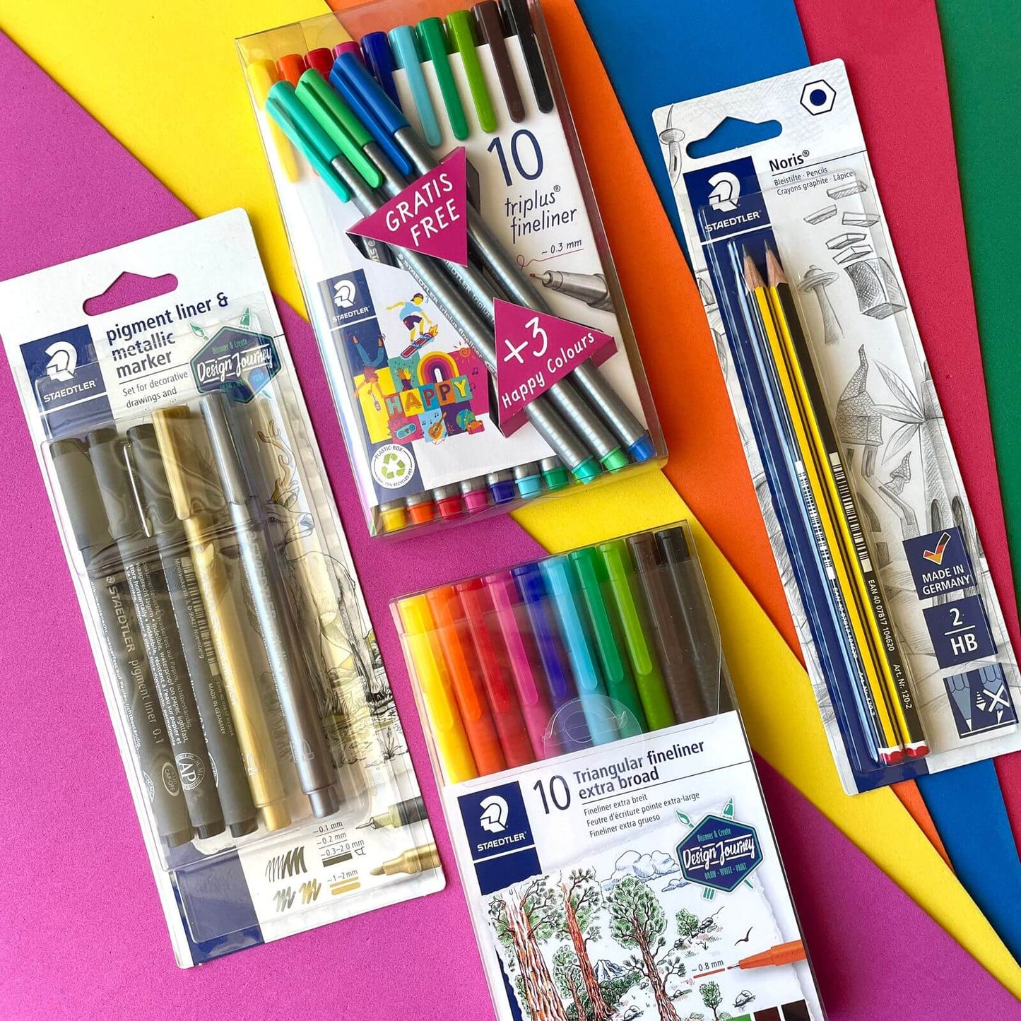 Kit Staedtler - Papelaria Unicórnio - 50% OFF