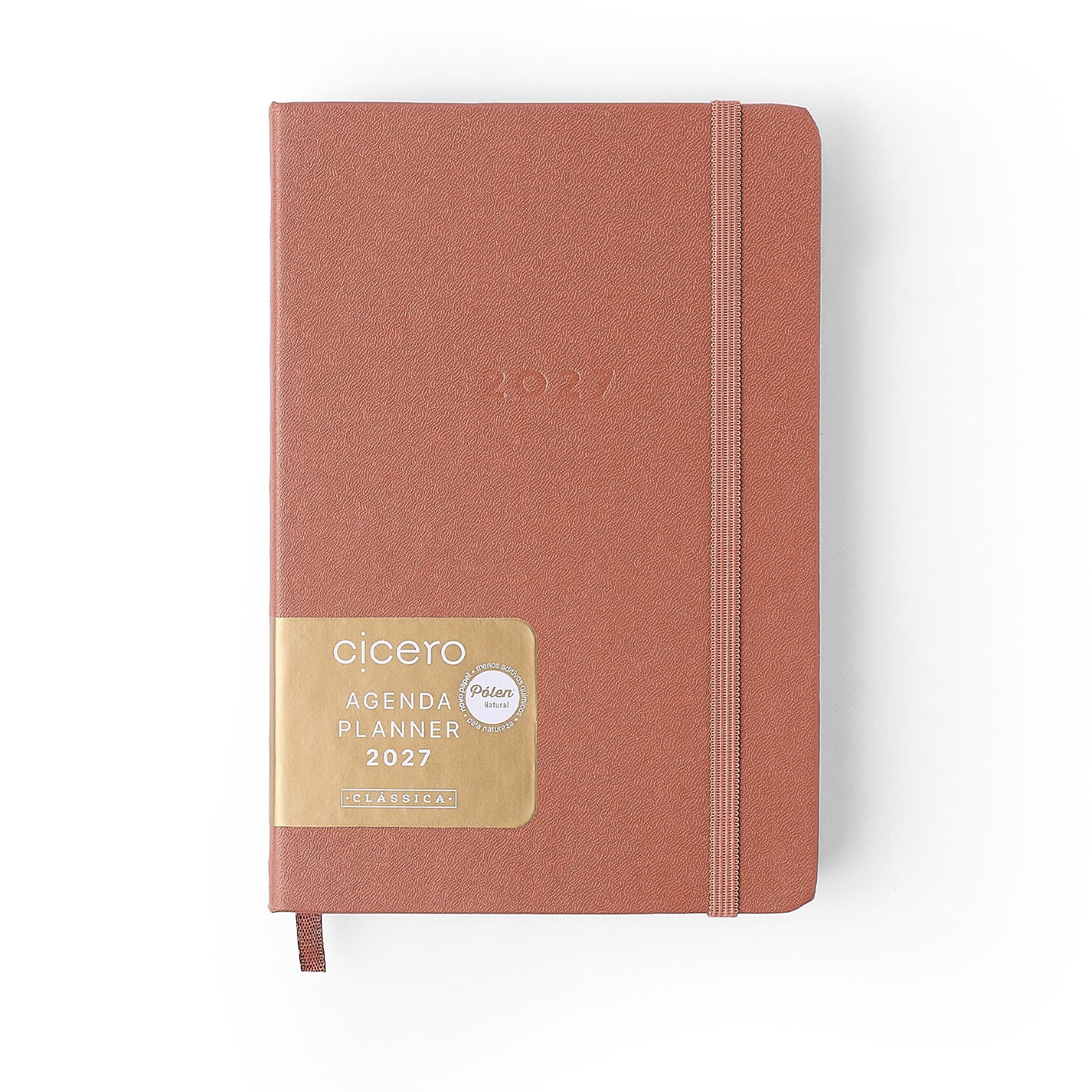 Agenda Planner 2027 - Cícero - Clássica Caramelo - Diária 14x21