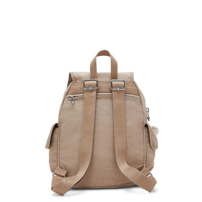Mochila - Kipling - City Pack S - Tan Beige - detalhe
