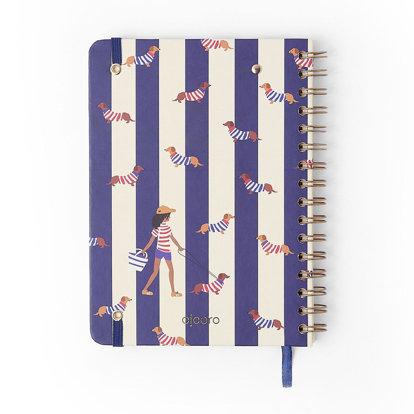 Agenda Planner Wire-o 2027 - Cícero - Petit Passeio - Semanal Anotações A5