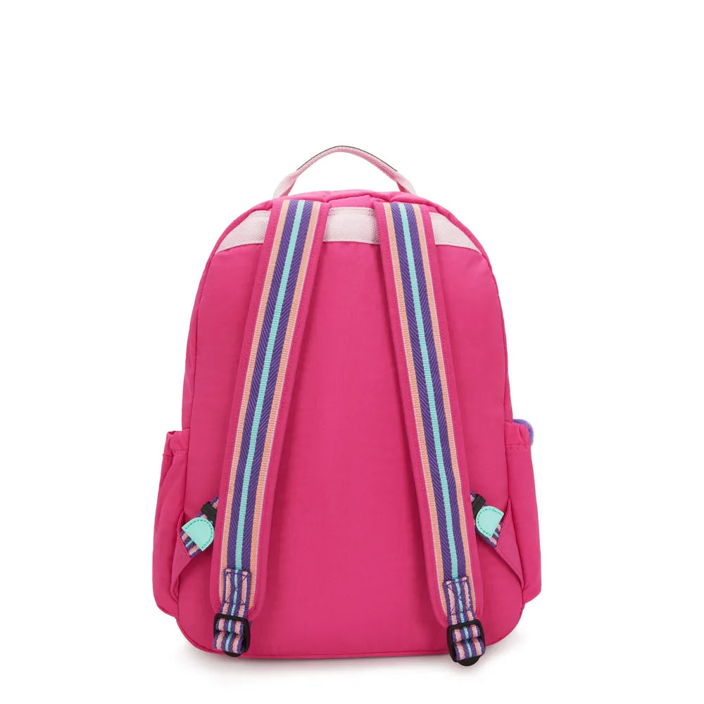 Mochila - Kipling - Seoul - Intense Rose C - detalhe