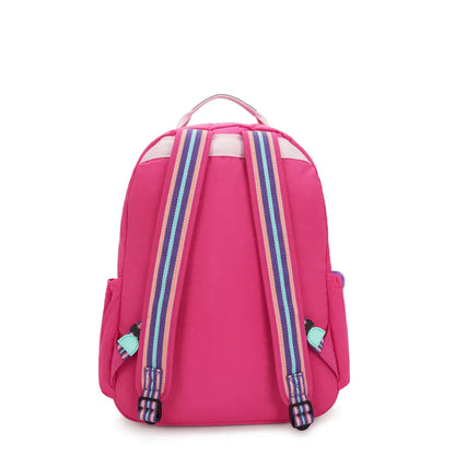 Mochila - Kipling - Seoul - Intense Rose C - detalhe