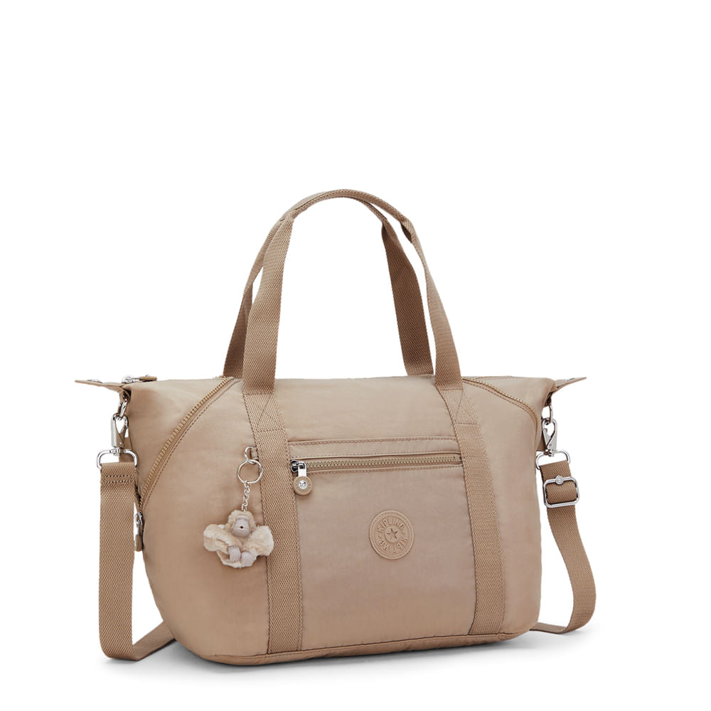 Bolsa - Kipling - Art - Tan Beige - verso