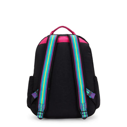 Mochila - Kipling - Seoul - Black Fun C