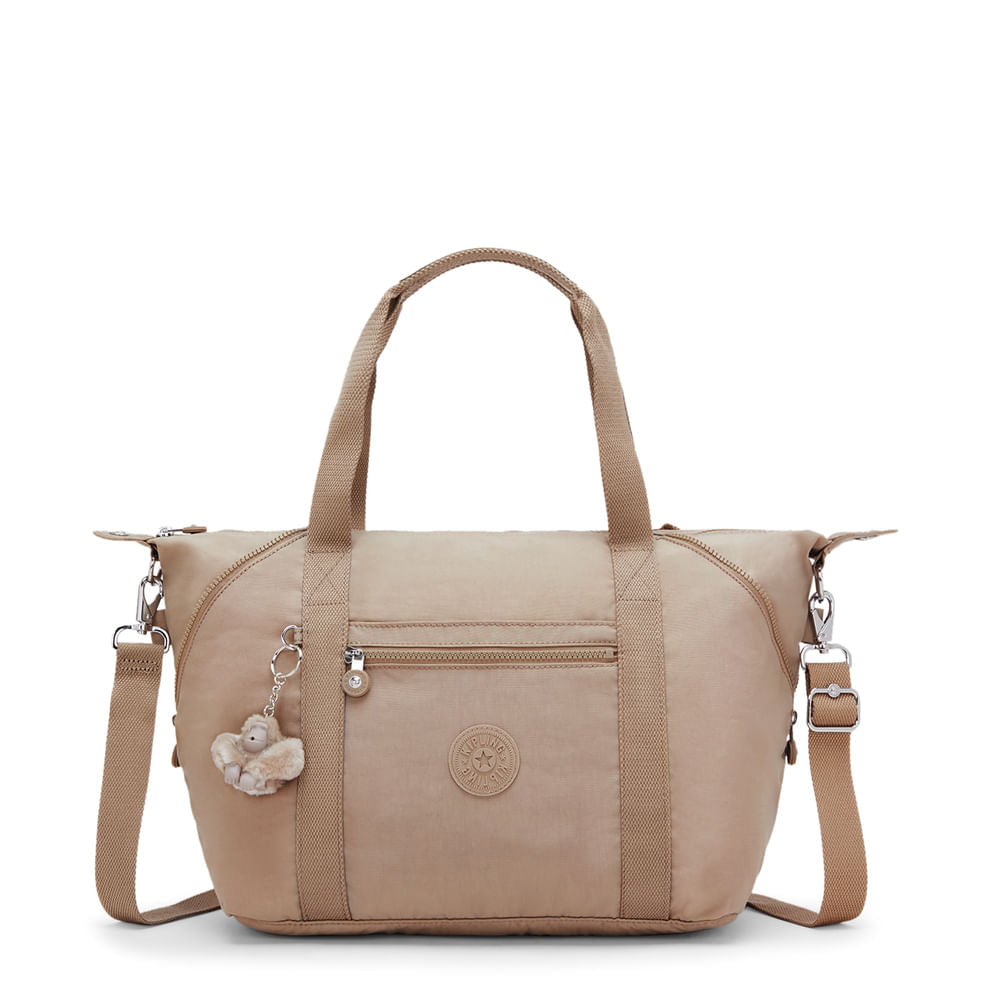 Bolsa - Kipling - Art - Tan Beige - frente