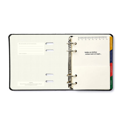 Agenda Planner Argolado 2027 - Cícero - Noronha Flora Marinha - Semanal A6