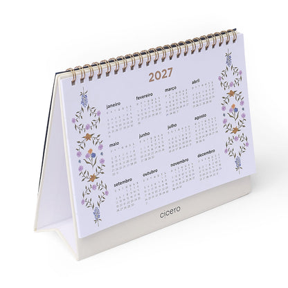 Calendário de Mesa 2027 - Cícero - Relicário - 20x15