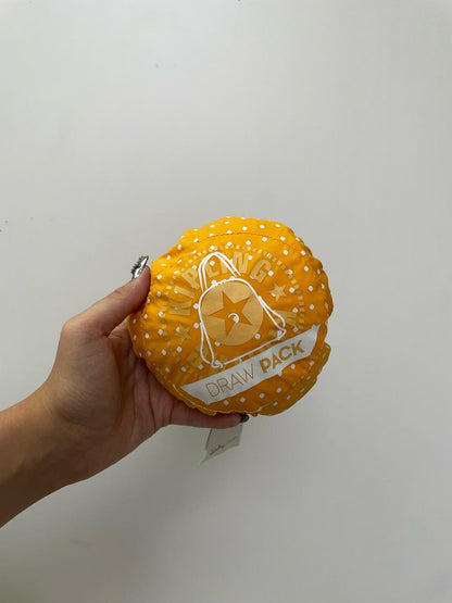 Mochila Saco - Kipling - Draw Pack - Soft Dot Yellow