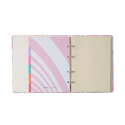 Caderno Criativo Argolado - Cícero - Melissa Mini Bloomy Chocolate - Pautado 17x24