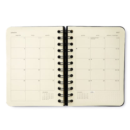 Agenda Planner Wire-o 2027 - Cícero - Petit Passeio - Diária 11,5x16