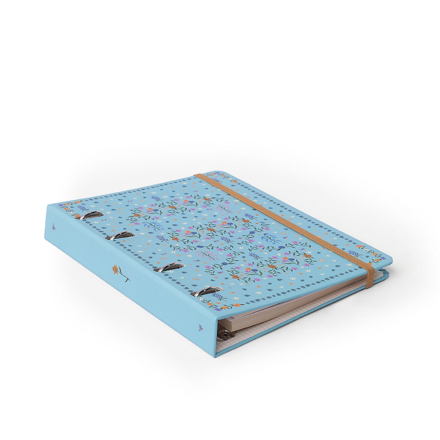 Caderno Criativo Argolado Office Duo - Cícero - Relicário Botânica - Pautado & Pontado A5