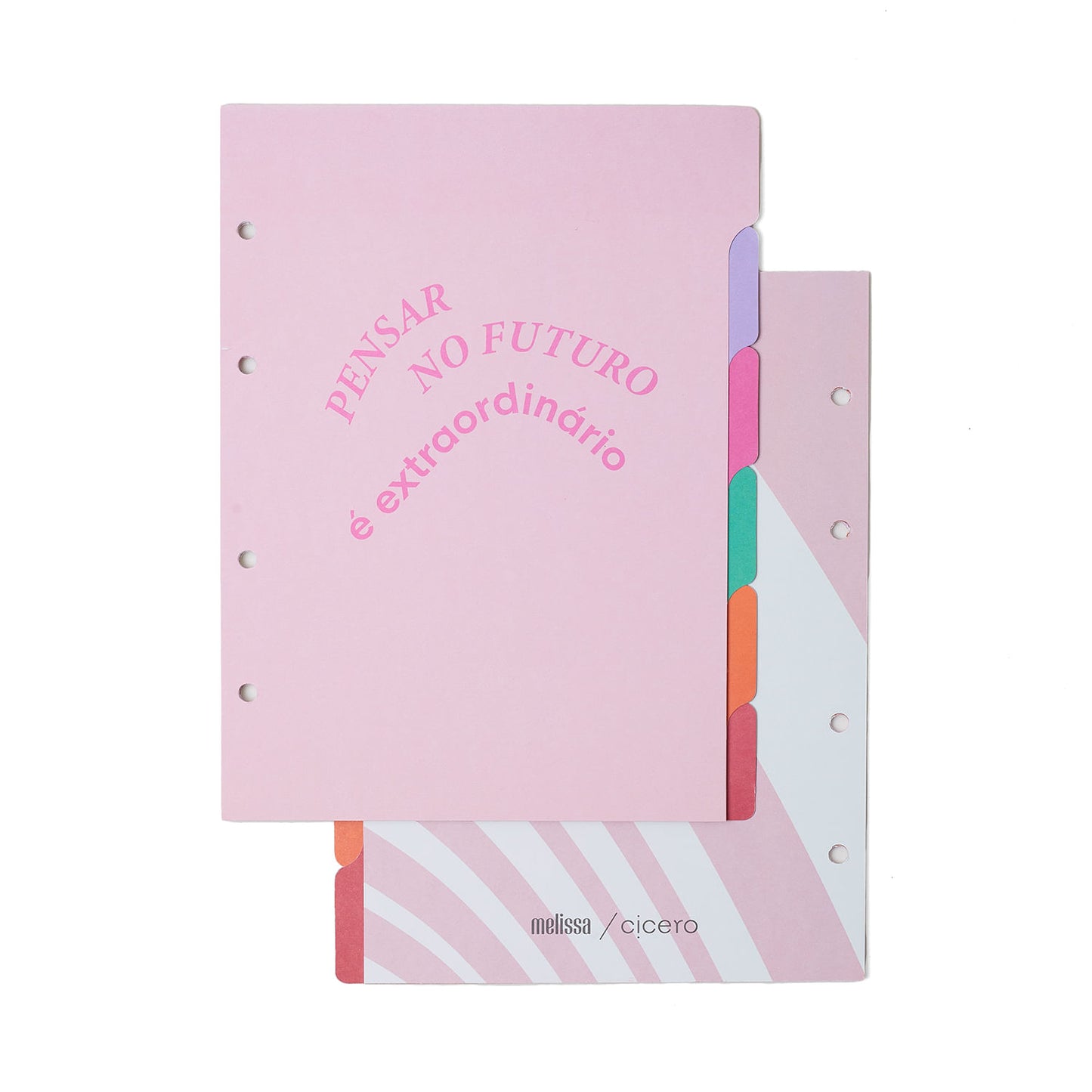 Caderno Criativo Argolado - Cícero - Melissa Mini Bloomy Chocolate - Pautado 17x24