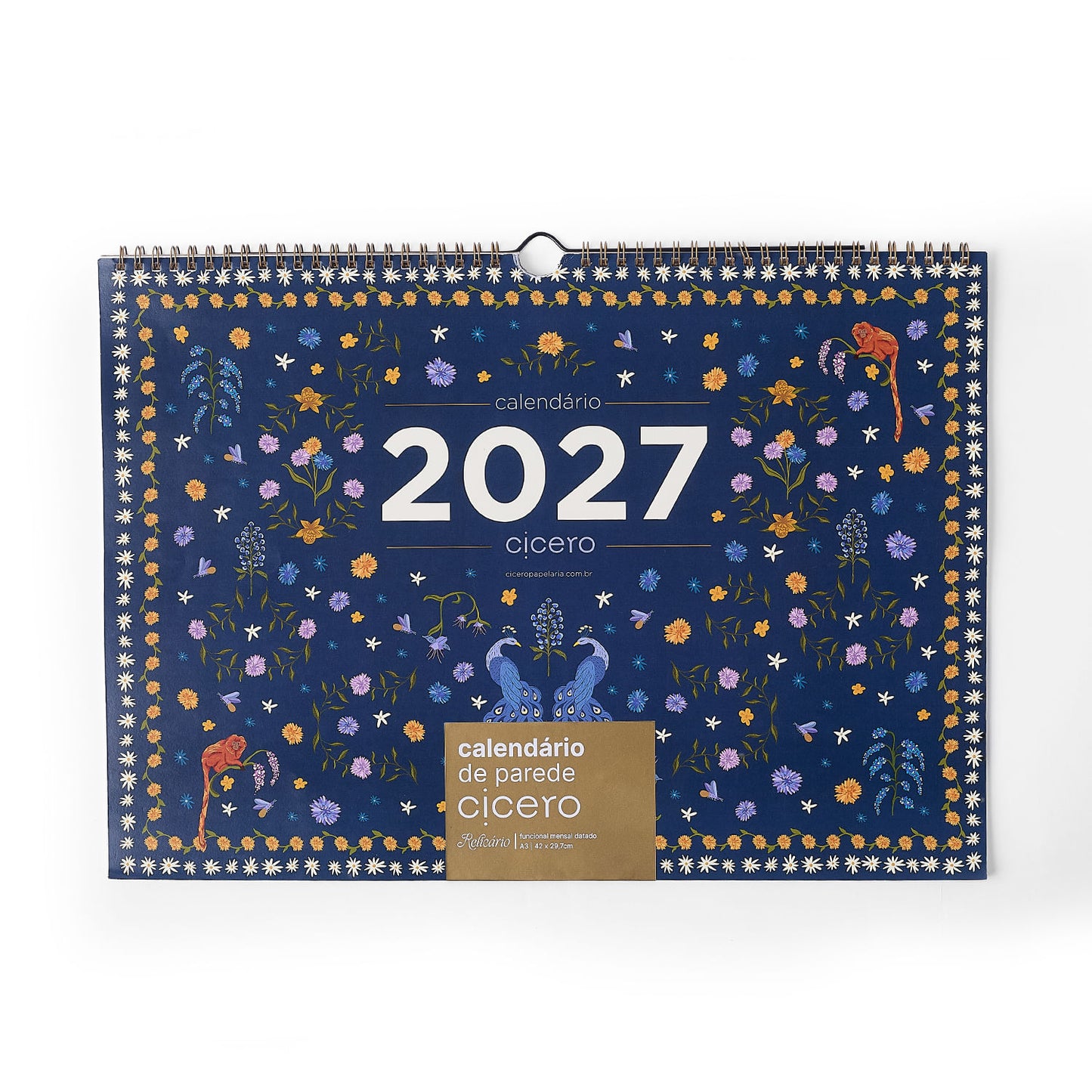 Calendário de Parede 2027 - Cícero - Relicário - A3