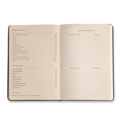 Agenda Planner 2027 - Cícero - Veredas Marrom - Diária 14x21