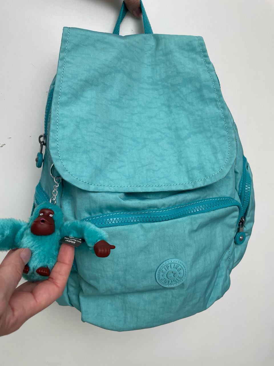 Mochila - Kipling - City Zip S - Deepest Aqua