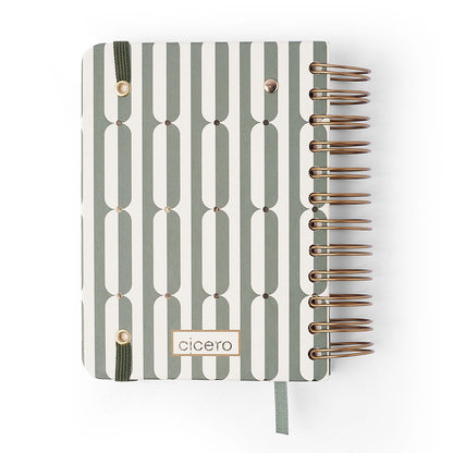 Agenda Planner Wire-o 2027 - Cícero - Veredas Verde - Diária 11,5x16