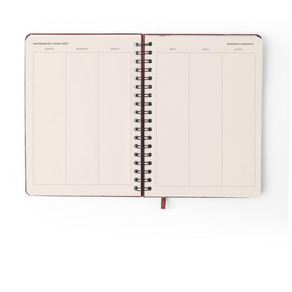 Agenda Planner Wire-o 2027 - Cícero - Petit Lambreta - Semanal Planejamento 17,3x24