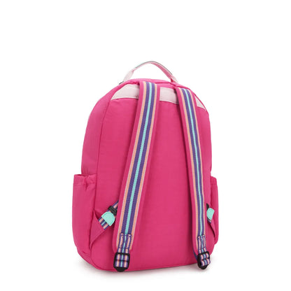 Mochila - Kipling - Seoul - Intense Rose C - imagem 7