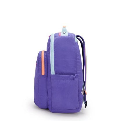 Mochila - Kipling - Seoul - Iris Purp Fun C