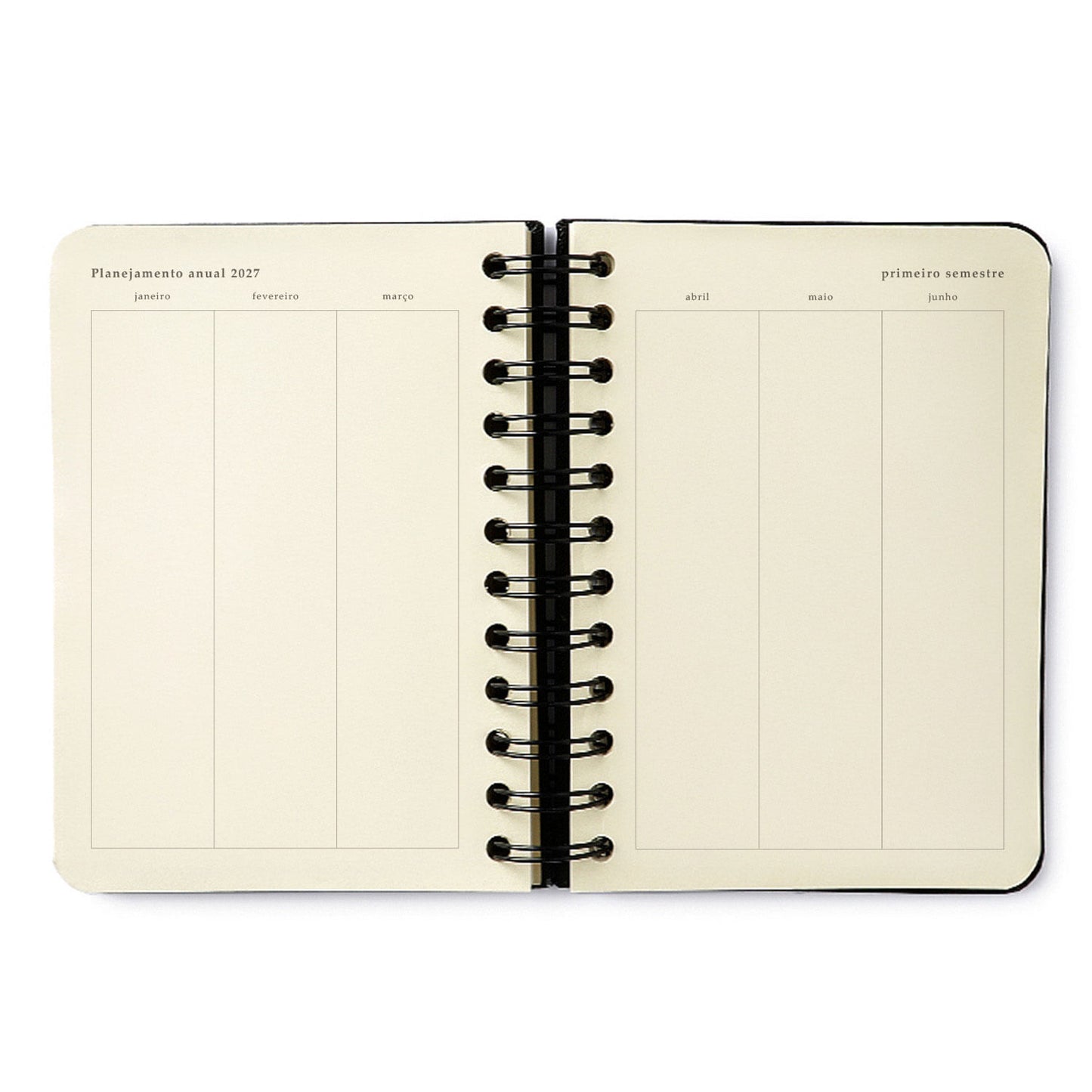 Agenda Planner Wire-o 2027 - Cícero - Noronha Baia do Sancho - Diária 11,5x16
