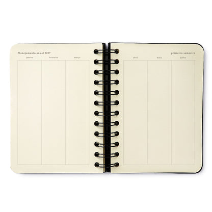 Agenda Planner Wire-o 2027 - Cícero - Noronha Baia do Sancho - Diária 11,5x16