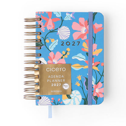 Agenda Planner Wire-o 2027 - Cícero - Noronha Baia do Sancho - Diária 11,5x16