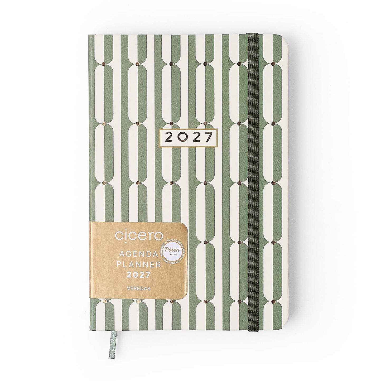 Agenda Planner 2027 - Cícero - Veredas Verde - Semanal 14x21