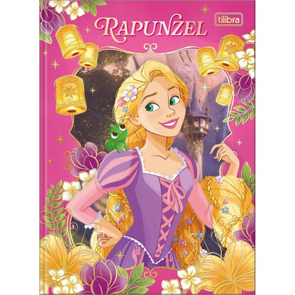 Caderno Brochura Capa Dura Colegial Princesas 80 Folhas - Tilibra