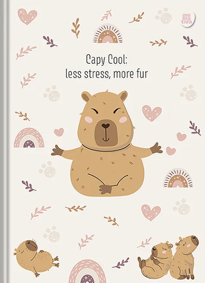 Caderno Brochura Animativa Capycuties 160 Folhas