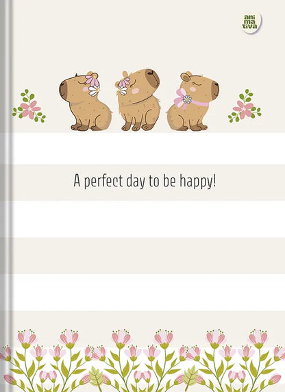 Caderno Brochura Animativa Capycuties 160 Folhas
