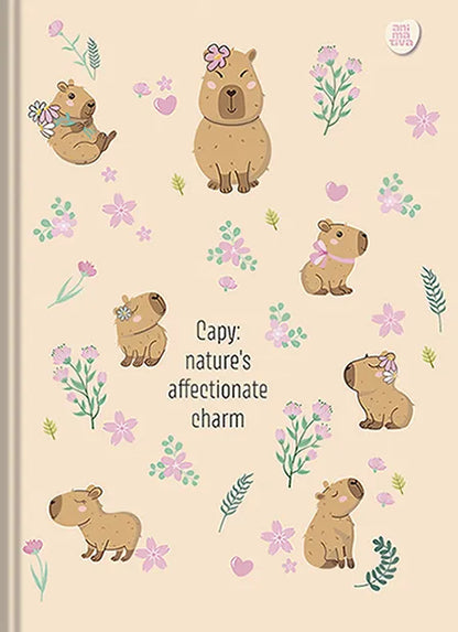 Caderno Brochura Animativa Capycuties 160 Folhas