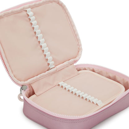 Estojo Kipling 100 Pens Rosa Bronze Pi Met C