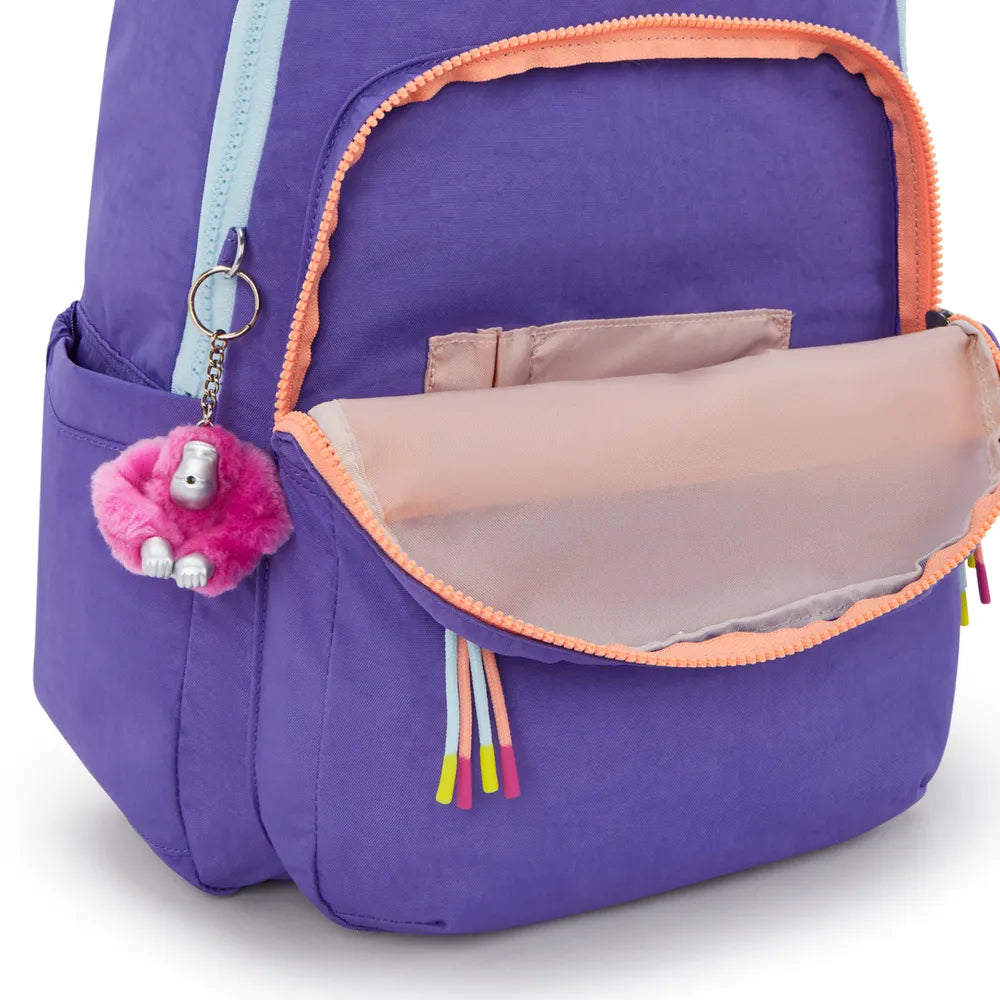 Mochila - Kipling - Seoul - Iris Purp Fun C