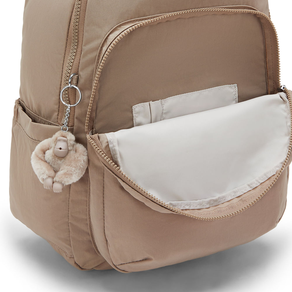 Mochila - Kipling - Seoul - Tan Beige