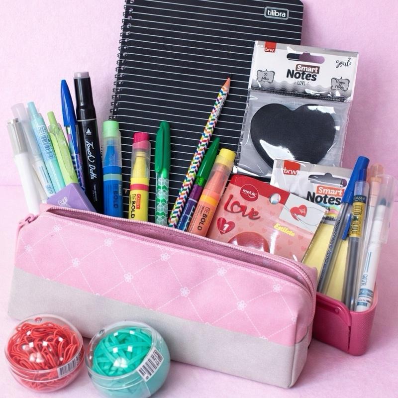 Kit de Papelaria sortido - P / M / G - Edição Tiktok + brinde - frente