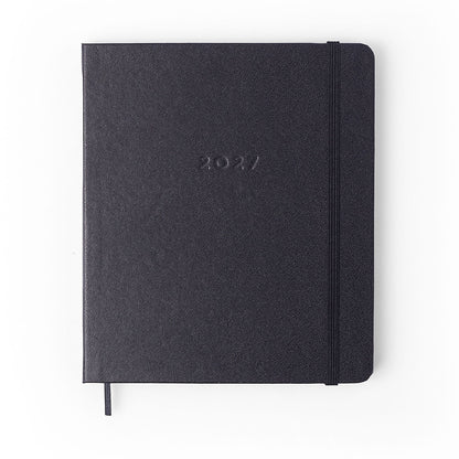 Agenda Planner 2027 - Cícero - Clássica Preta - Semanal Planejamento 17x19,5