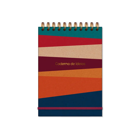 Caderno de ideias Reciclada Fina Ideia - frente