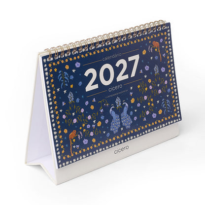 Calendário de Mesa 2027 - Cícero - Relicário - 20x15