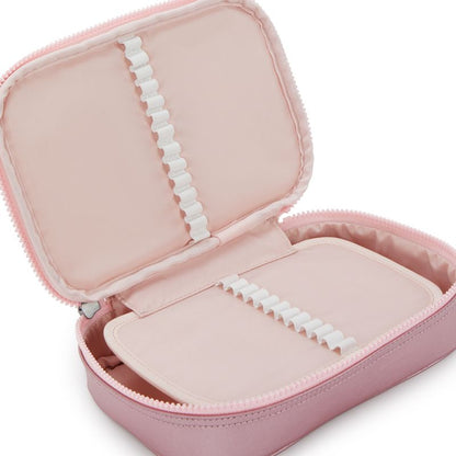 Estojo Kipling 100 Pens Rosa Bronze Pink Met