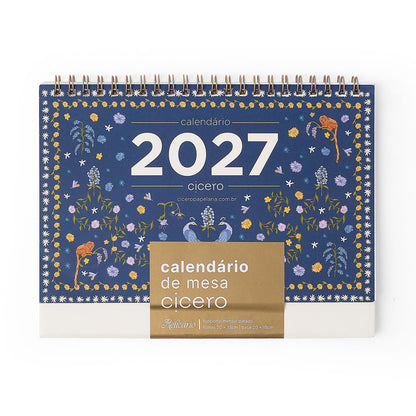 Calendário de Mesa 2027 - Cícero - Relicário - 20x15