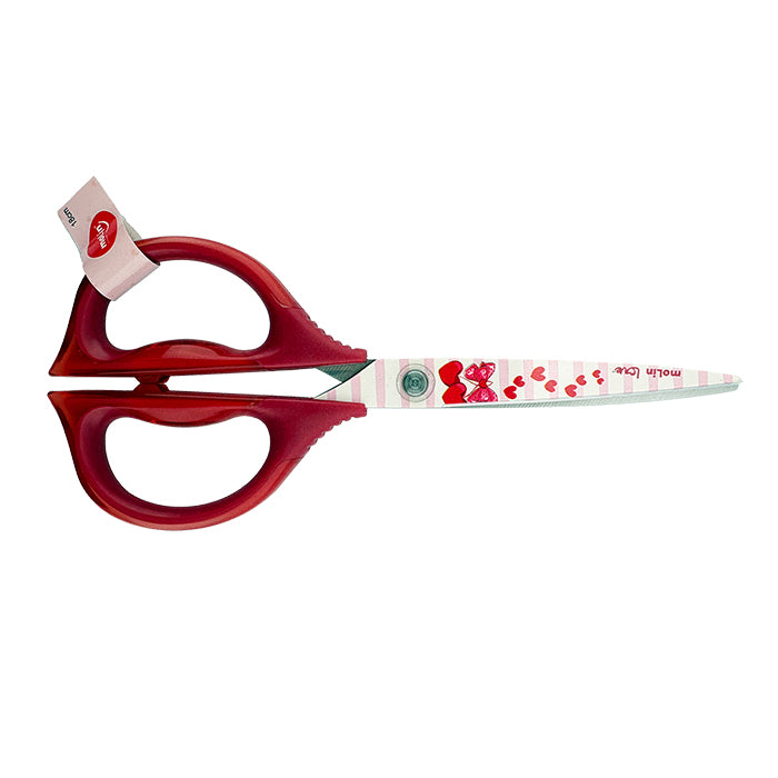 Tesoura Office - Molin - Love My Cherry - 18cm - lateral