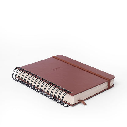 Agenda Planner Wire-o 2027 - Cícero - Clássica Café - Diária A5