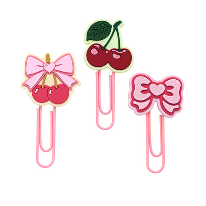 Clipes Molin My Cherry - kit com 3 unidades