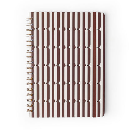 Caderno Espiral - Cícero - Veredas Marrom - Pautado 17x24 1 Matéria 80 Fls