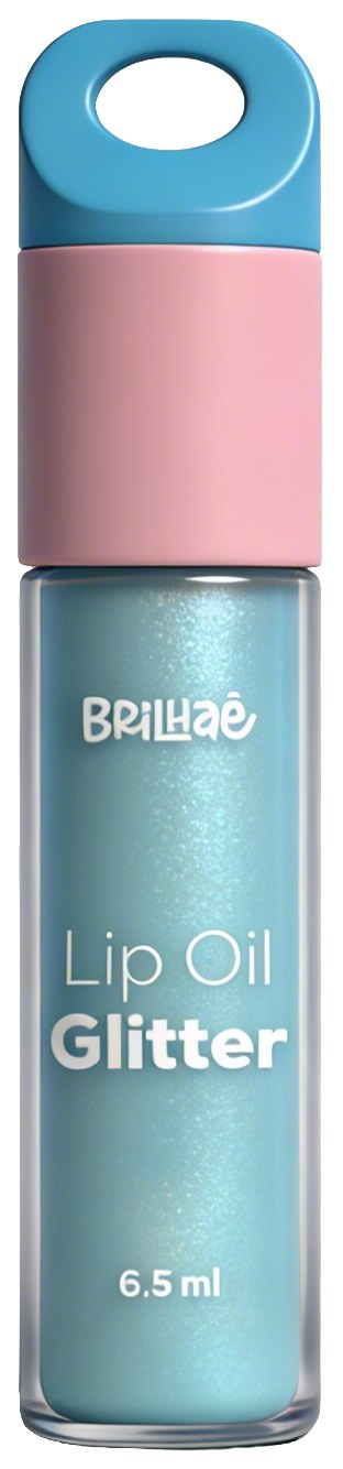 Lip Oil - Brilhaê - Glitter 6,5ml c/ Acessório