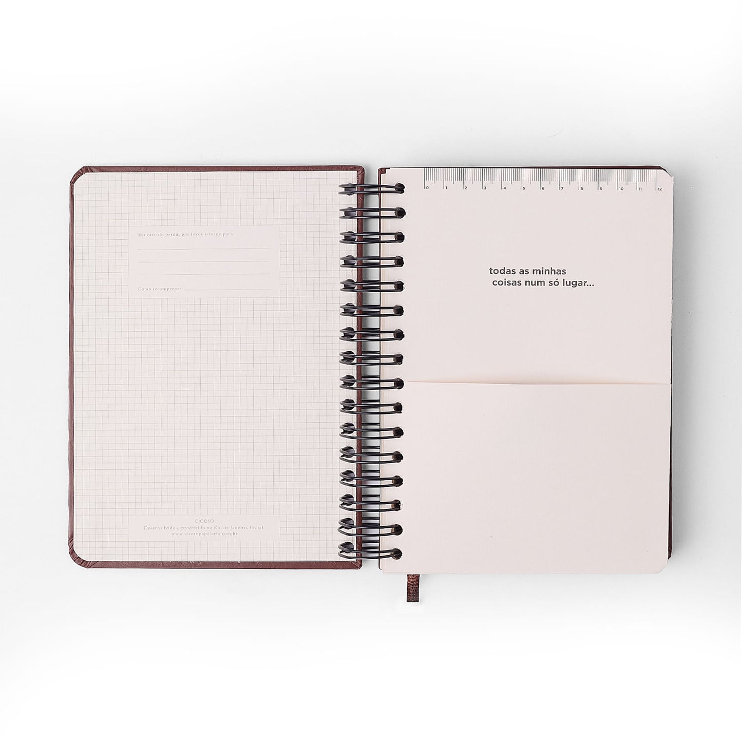 Agenda Planner Wire-o 2027 - Cícero - Noronha Atalaia - Diária A5