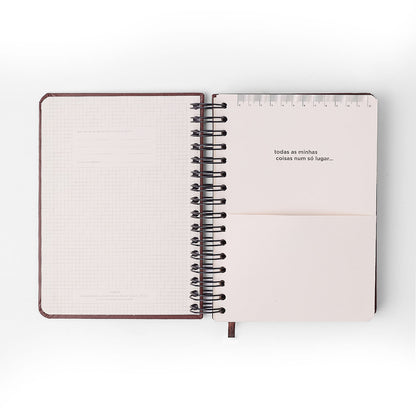 Agenda Planner Wire-o 2027 - Cícero - Noronha Atalaia - Diária A5