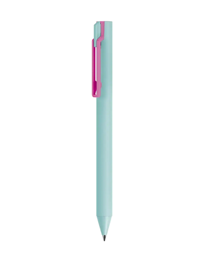 Caneta esferográfica color Block  - 0.7mm - Tris - em uso