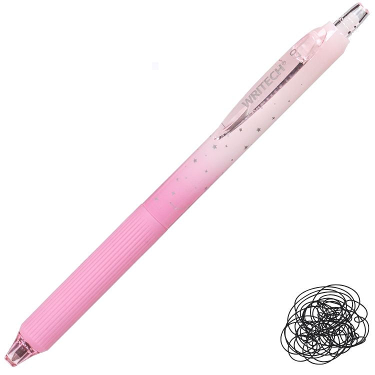 Caneta Gel Retrátil Nebula Writech 0.7mm Tinta Preta W-0163