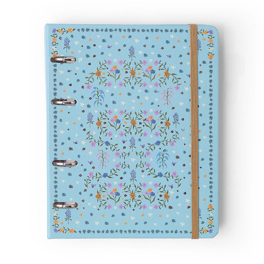 Caderno Criativo Argolado Office Duo - Cícero - Relicário Botânica - Pautado & Pontado A5